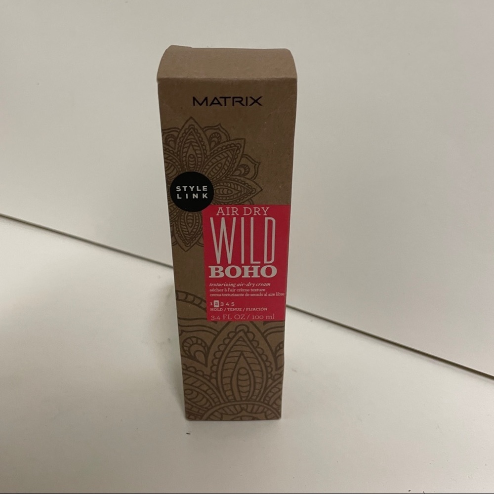 Matrix Style Link Air Dry Wild Boho Texturizing Air Dry Cream 3.4 OZ HTF